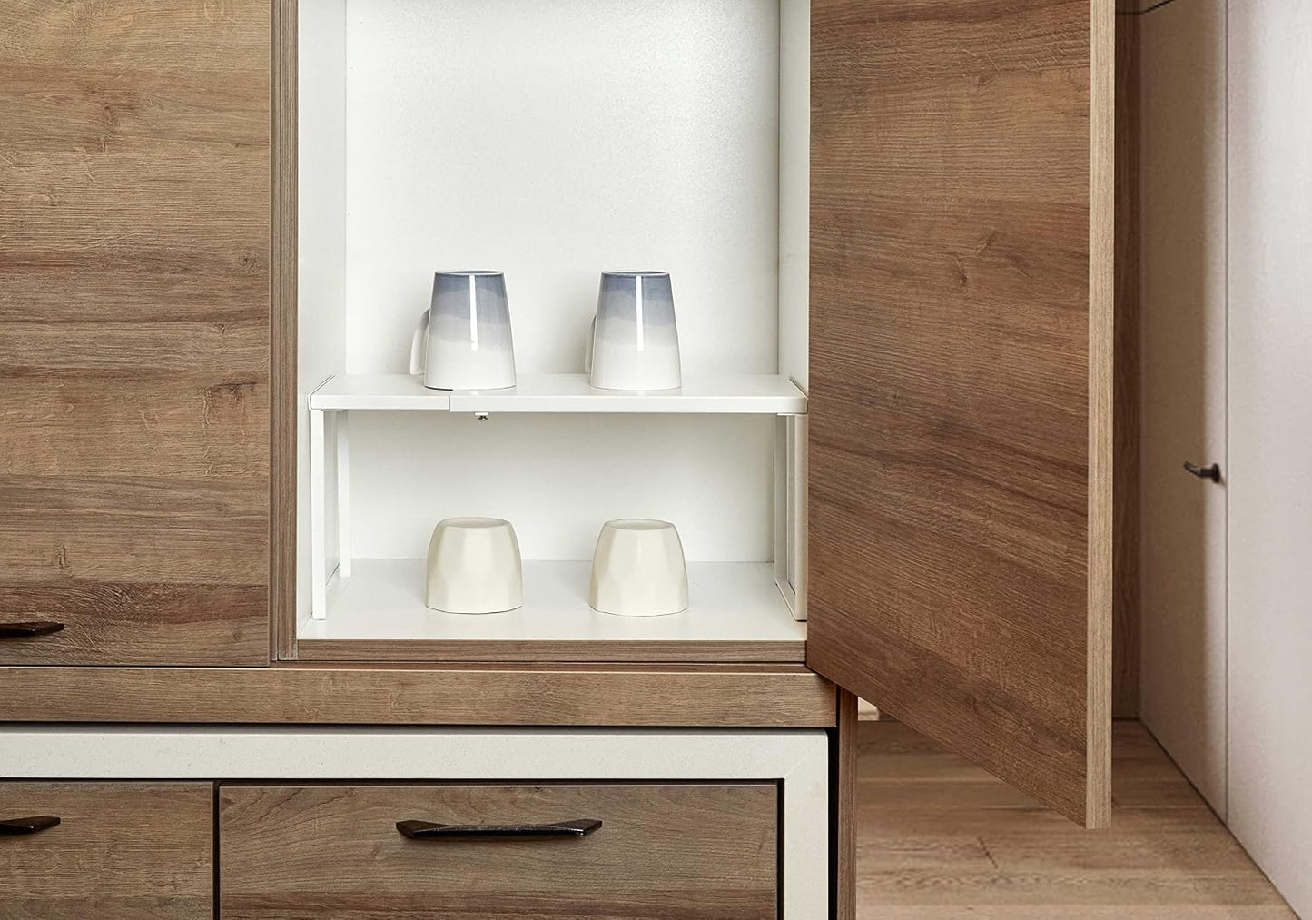 Estante expandible para gabinete cocina alacena