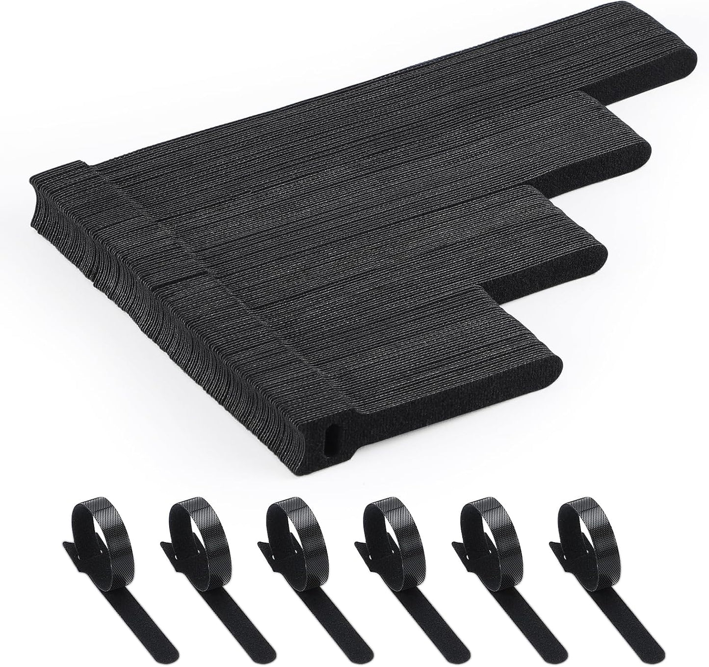 150 Bridas Cables 46810pulg Ajustable Negro