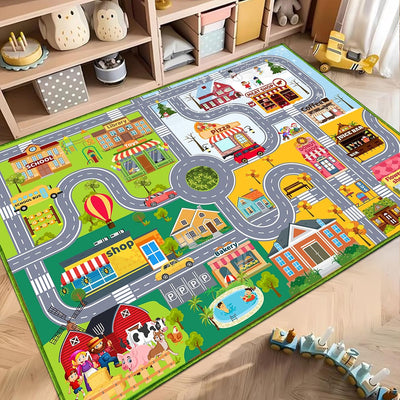 Alfombra automóvil niños antiderrap 59x39.4pulg