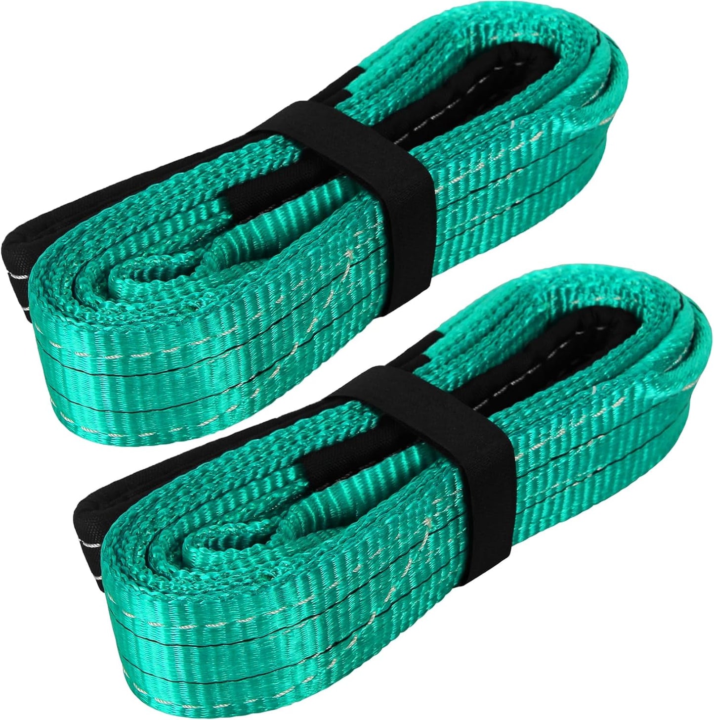 Correas elevación 2x4pulg ojos planas nailon pack 2