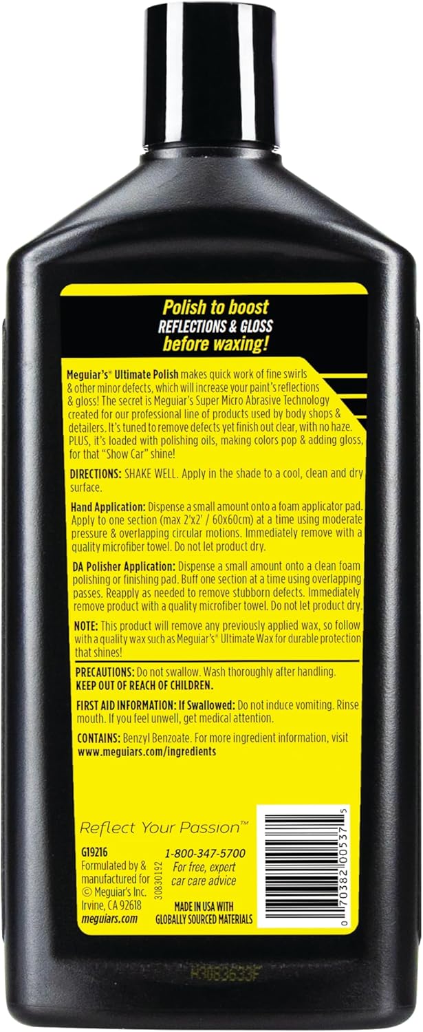Abrillantador Meguiar's 16oz para Coches y Automóviles