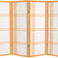 Pantalla Shoji corta doble cruz 4ft 4 paneles Miel