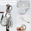 Funda llavero comp Mercedes Clase S G E 3 botones plata