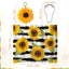 Cortina ducha girasol 65x71pulg ganchos resina rayas