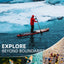 Remo ajustable para paddleboard eje aluminio cuchillas