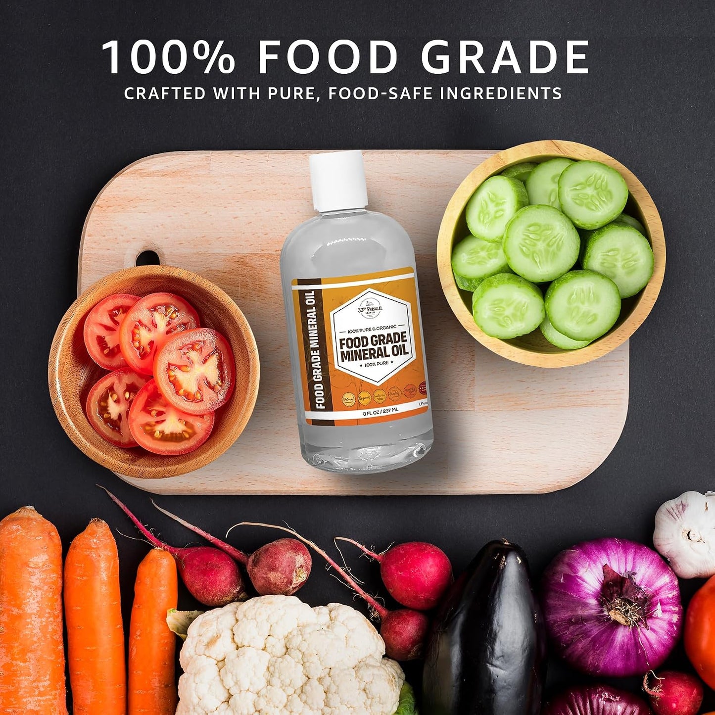 Aceite mineral alimenticio 32oz para cortar y encimeras