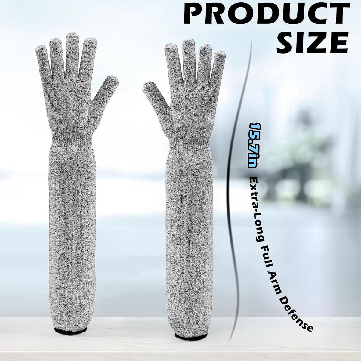 Guantes mascotas fibra aramida 15.7pulg para recortar uñas