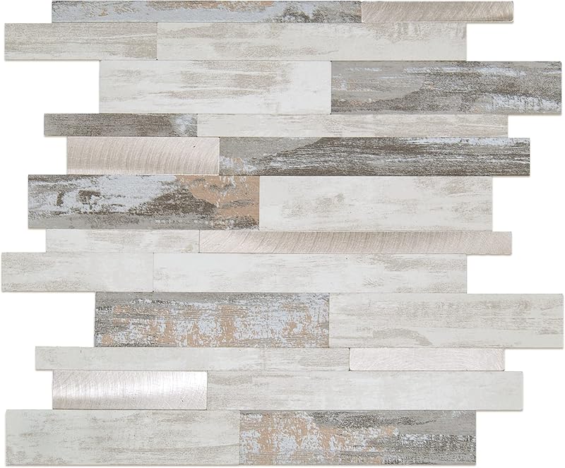 10 Láminas Autoadhesivas Azulejos Mármol para Cocina Baño