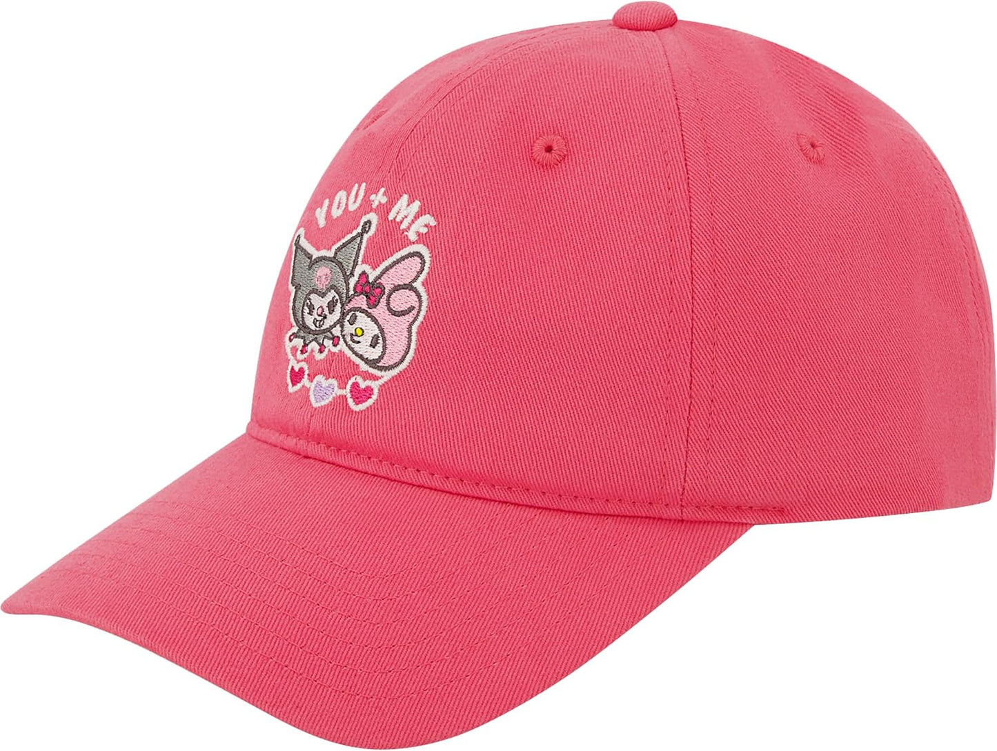 Sombrero Hello Kitty para mujer ajustable brim curvado