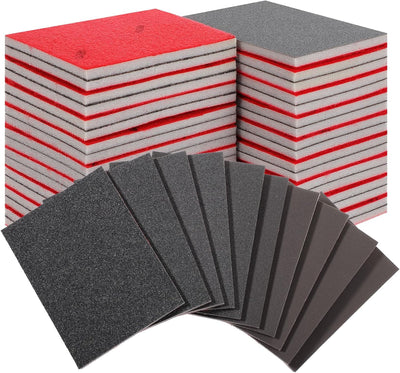 60 Esponjas Lijado Grano 180-3000 Espuma Suave 3x4pulg