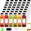 36 Botellas Plástico 16oz con Tapas Reutiliz.