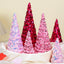 6 Pzas Conos Decoración Árbol San Valentín Mardi Gras