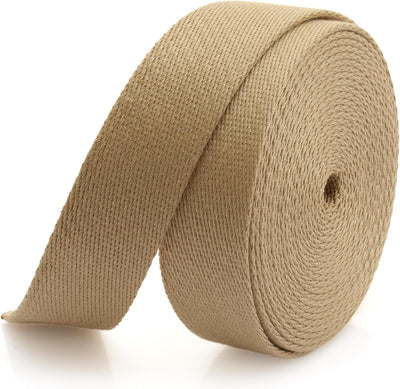 Correa algodón pesado para bolsas 2" x5yardas bronceado