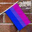 12 Banderas Bisexual Mini 5x8pulg Resistentes