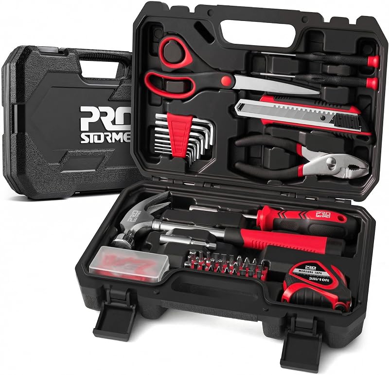 Kit 93 Pzas Herramientas para Reparaciones Hogar con Estuche