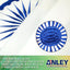 Bandera india bordada 3x5ft lona resistente con ojales latón