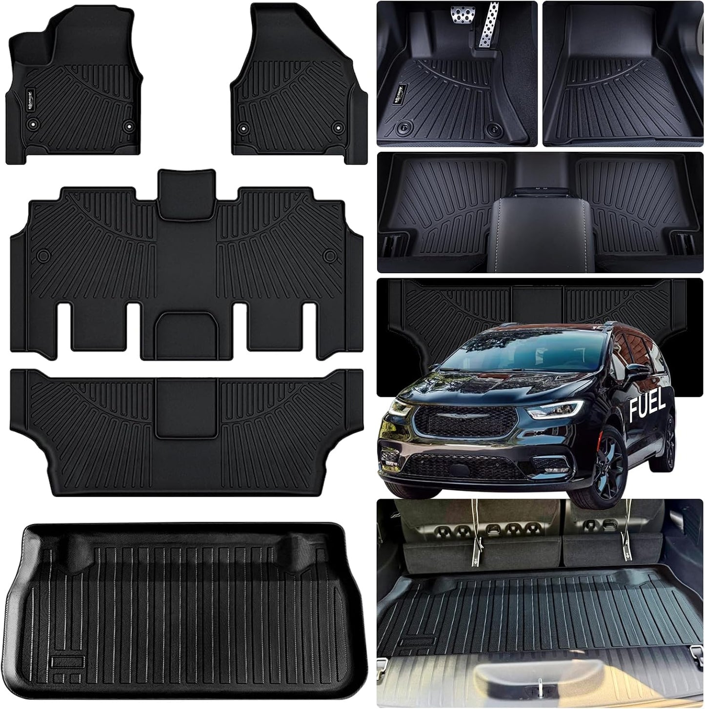 Tapete piso y maletero Chrysler Pacifica 2017-25