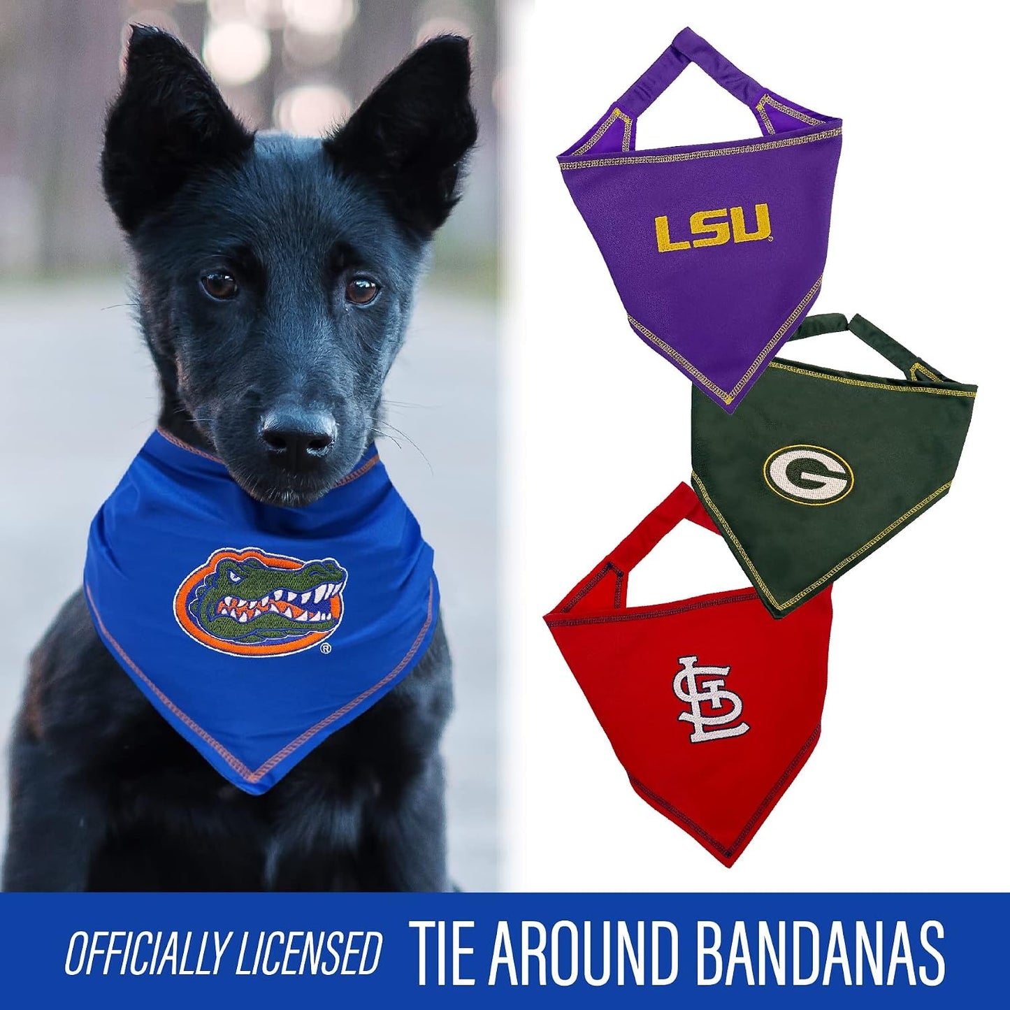 Bandana con lazo para perro gato FL-3550-S-M