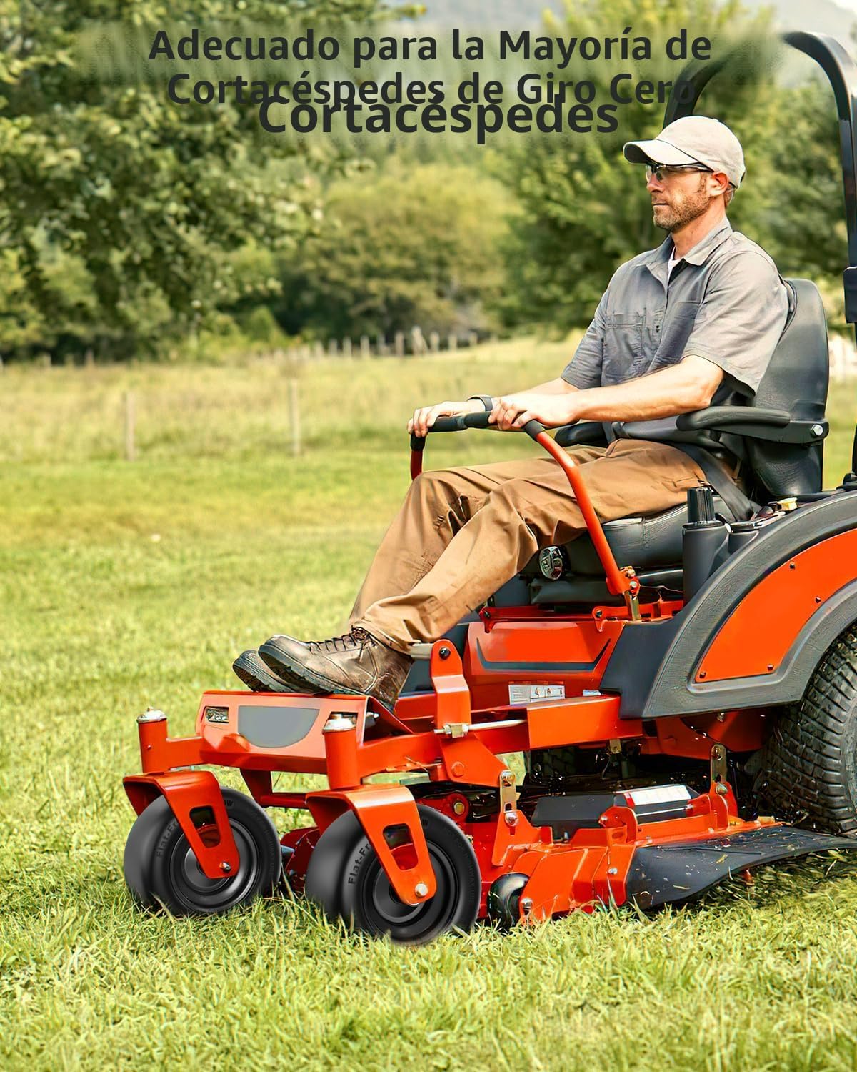 Neumático cortacésped 11x6-5 sólido 400lb
