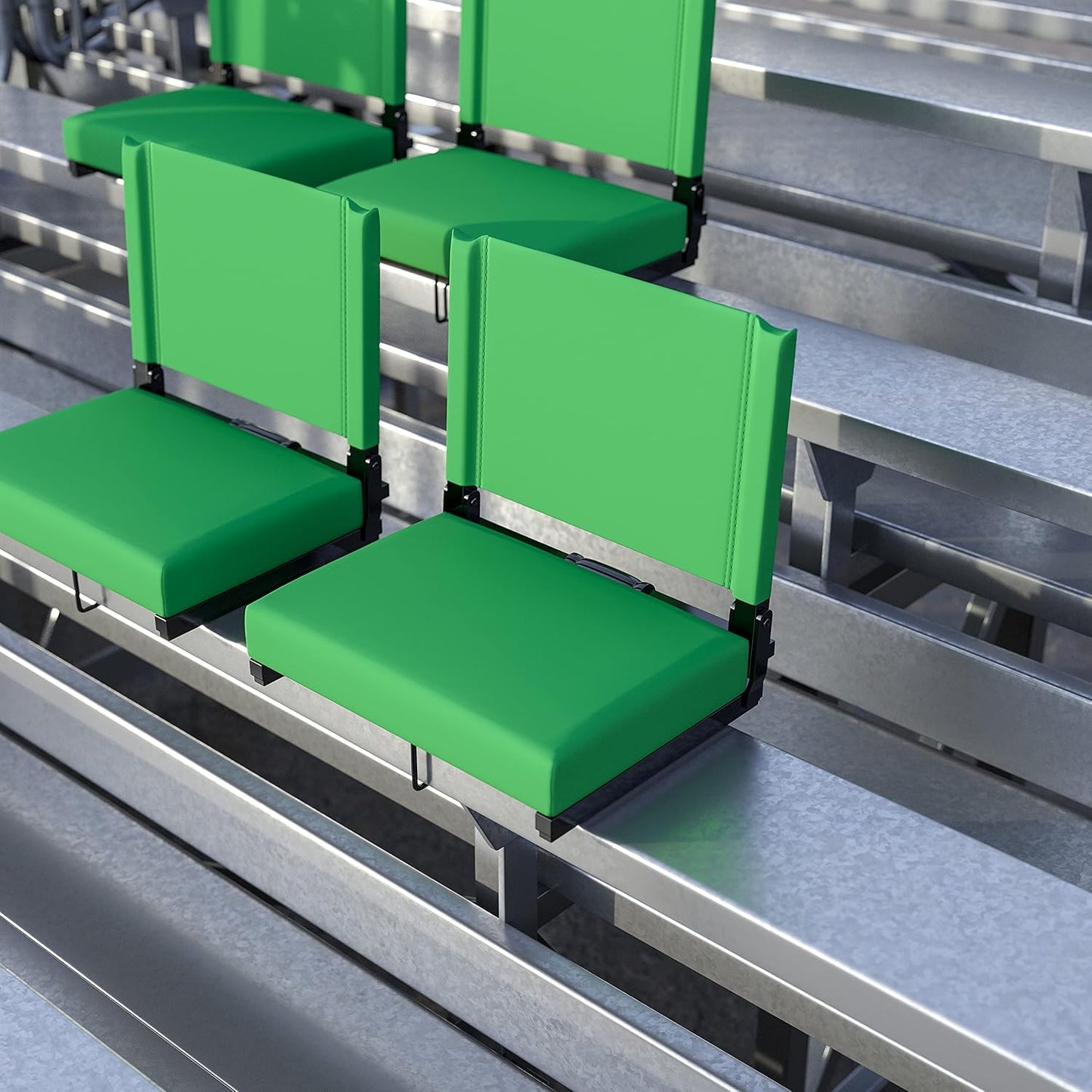 Silla estadio ligera asiento acolchado 500lb
