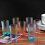 6 Pzas Vasos Acrílicos Forma Panal 22oz Rosa Coral