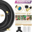 Manguera remojo 1/2pulg 150ft divisor Y ligera para riego raíces