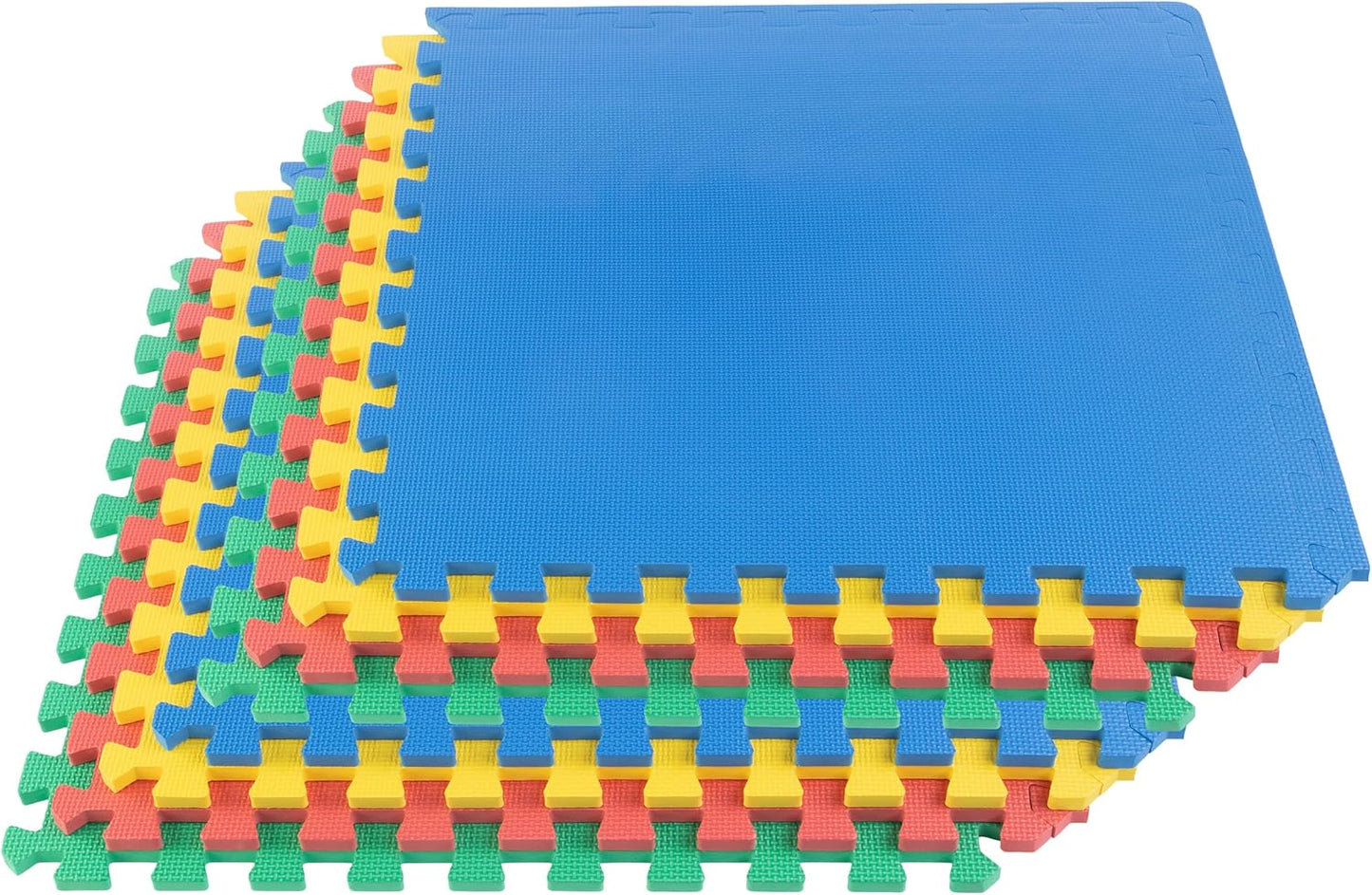 8 Azulejos EVA 32ft2 Tapete Entrenamiento Bebé Multicolor