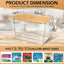 Dispensador bolsas basura apilables madera base antiderrap