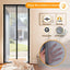 Malla magnética para puerta cortina 36x82pulg resistente
