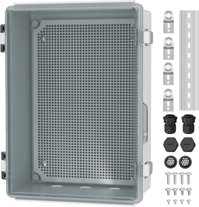 Caja eléctrica plástica Nema 4 impermeable 14x10x6