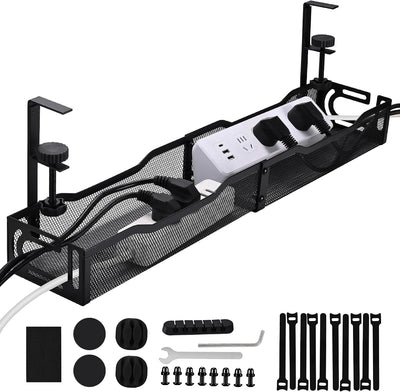 Caja organizadora cables 25.3pulg escritorio oficina hogar