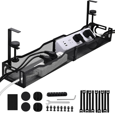 Caja organizadora cables 25.3pulg escritorio oficina hogar