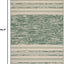 Alfombra decorativa 2x3ft 7pulg verde oscuro y beige para patio