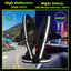 20 Chalecos Reflectantes Correas Ajustables Negro