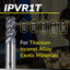 Fresa carburo 4 flautas IPVR1T5/16 0.015 para titanio