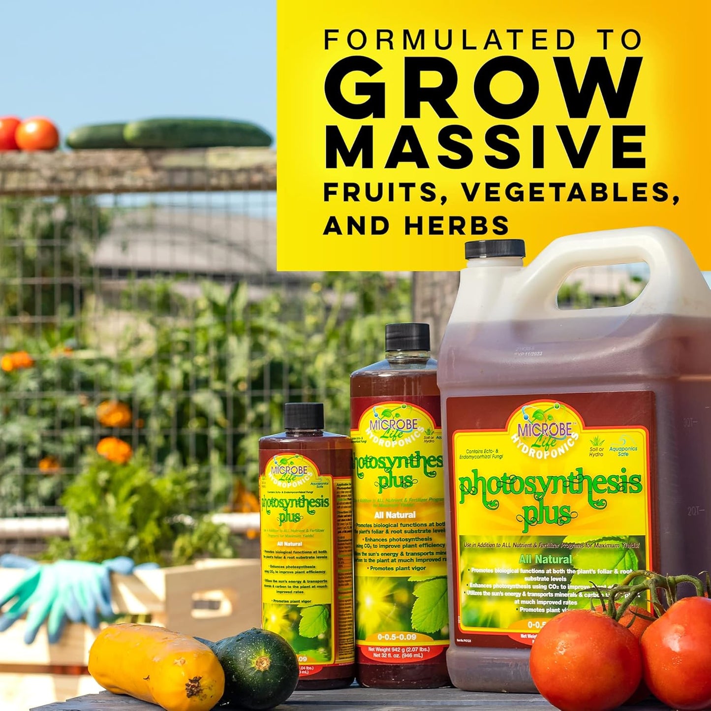 Photosynthesis Plus para cultivo de frutas verduras hierbas