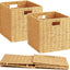 Cestas plegables cuerda 10.5pulg con asas y marco metal