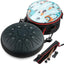 Tambor Handpan 11 Notas 6pulg Acero Azul Marino