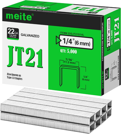 Grapas alambre fino galvanizado 1/4pulg 5000uds Crown