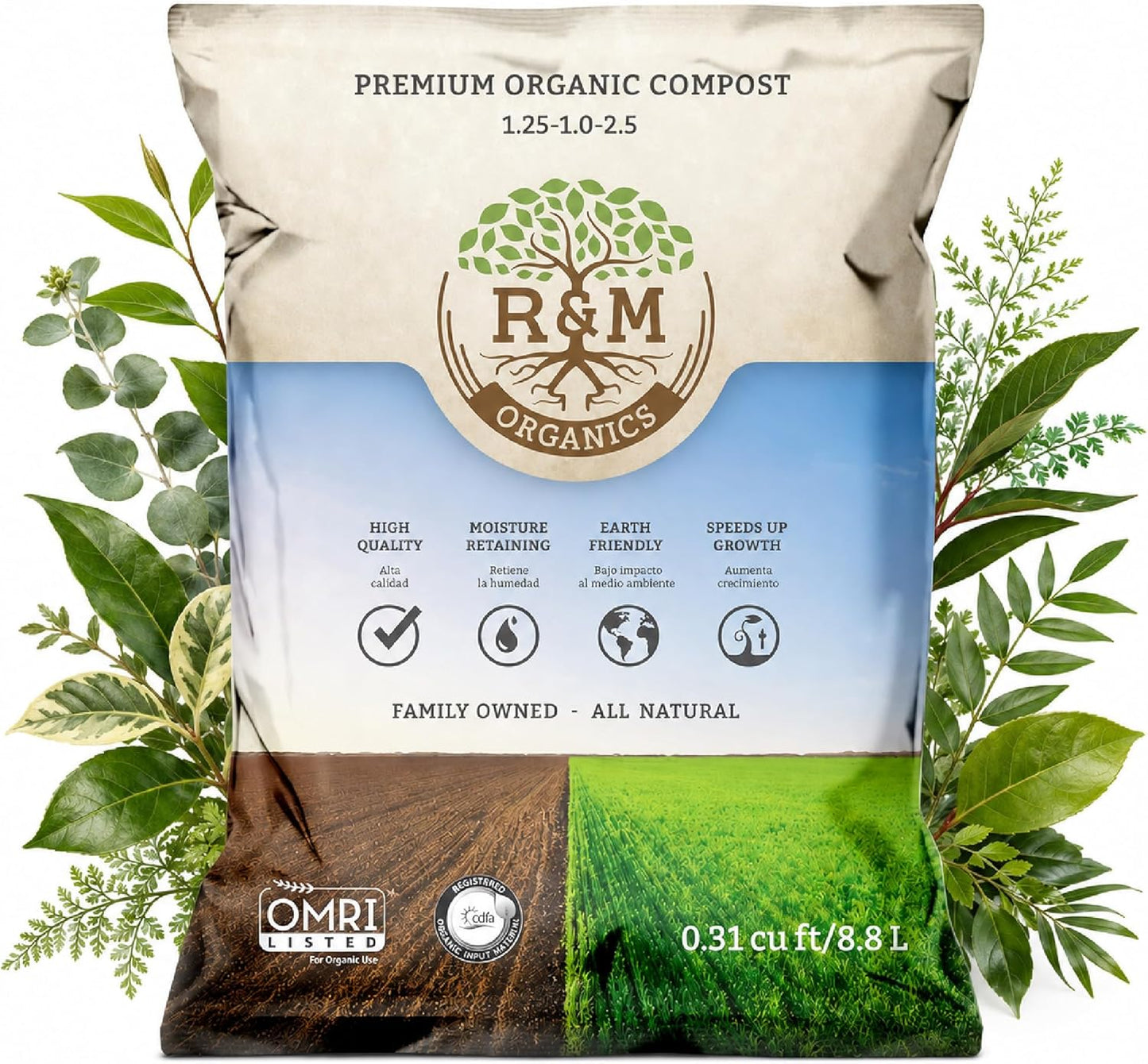 Compost orgánico premium