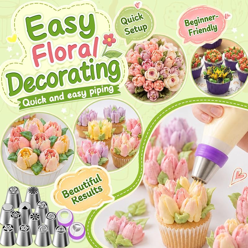 Set 27 puntas tubería para cupcakes galletas fiesta