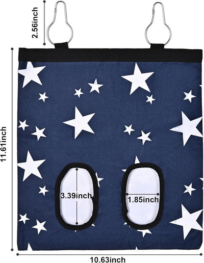 Bolsa alimentadora heno 2 agujeros tela oxford 600d para conejos