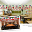 Banderín bandera amistad EE.UU. México 30 banderas 33pies