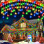 Luces Navidad exteriores 159pies 1458LED impermeables