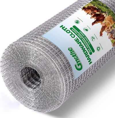 Malla alambre 1/4pulg 23 calibre acero inox 20x33ft