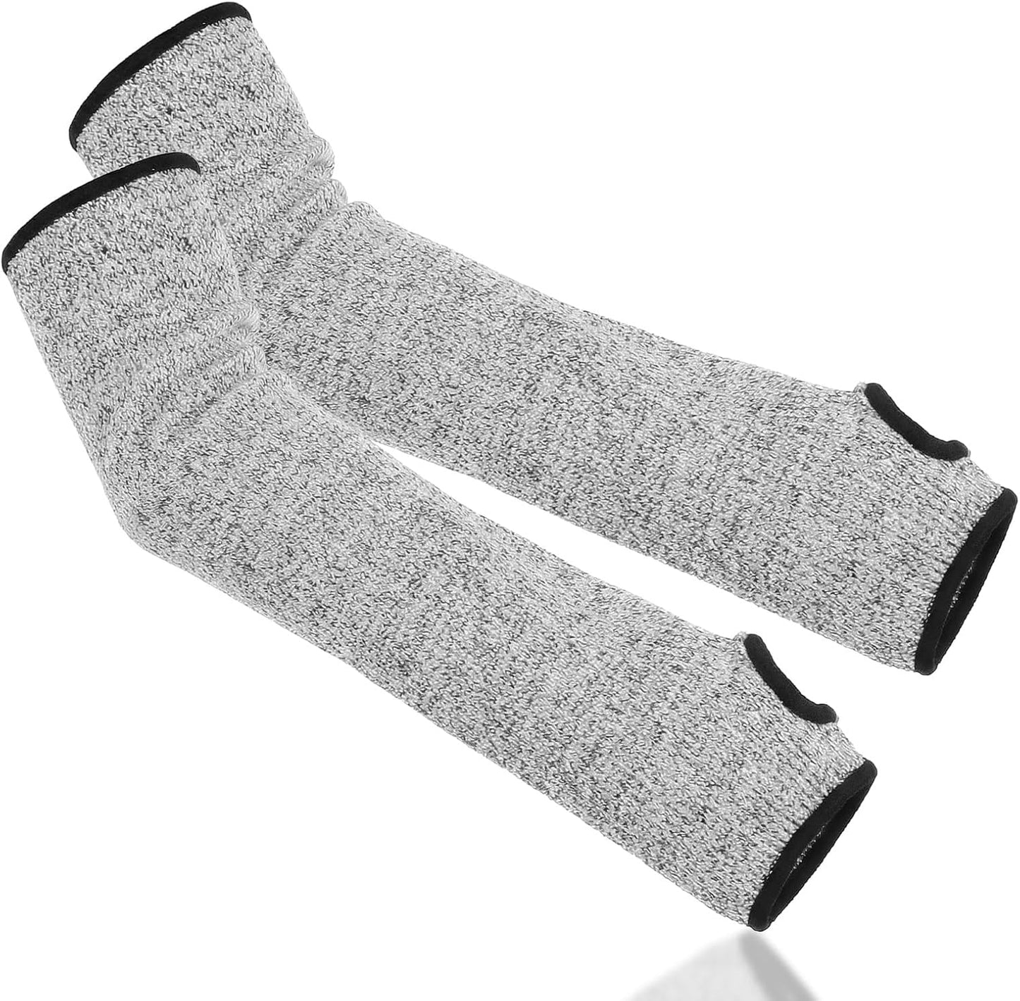 Fundas protectoras resistentes a cortes para brazos gris