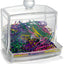Soporte autodispensable 250 clips papel colores surtidos