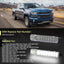 Luces LED panel puerta interior 33 chips SMD blancas 2 Uds