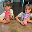 Botella agua acero inox 16oz para niños set 2