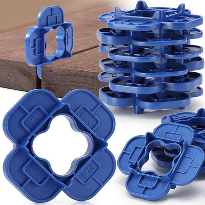 Pack 24 Espaciadoras Cubierta 4en1 5/32-5/16pulg Madera PVC